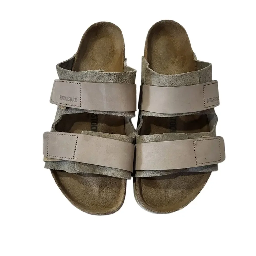 Birkenstock Uji Nubuck Suede in Taupe Men's  Size: EU 43 US 10-10.5 wide